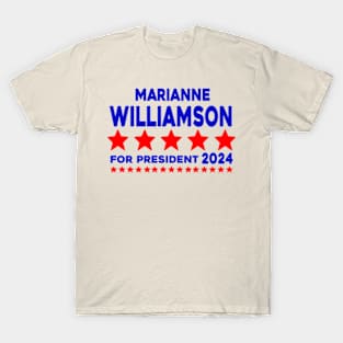 Marianne Williamson 24 For President 2024 T-Shirt